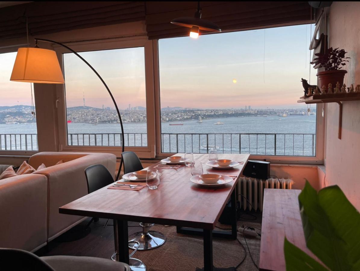 イスタンブールArt Loft , 270* Full Sea View In Cihangirアパートメント エクステリア 写真