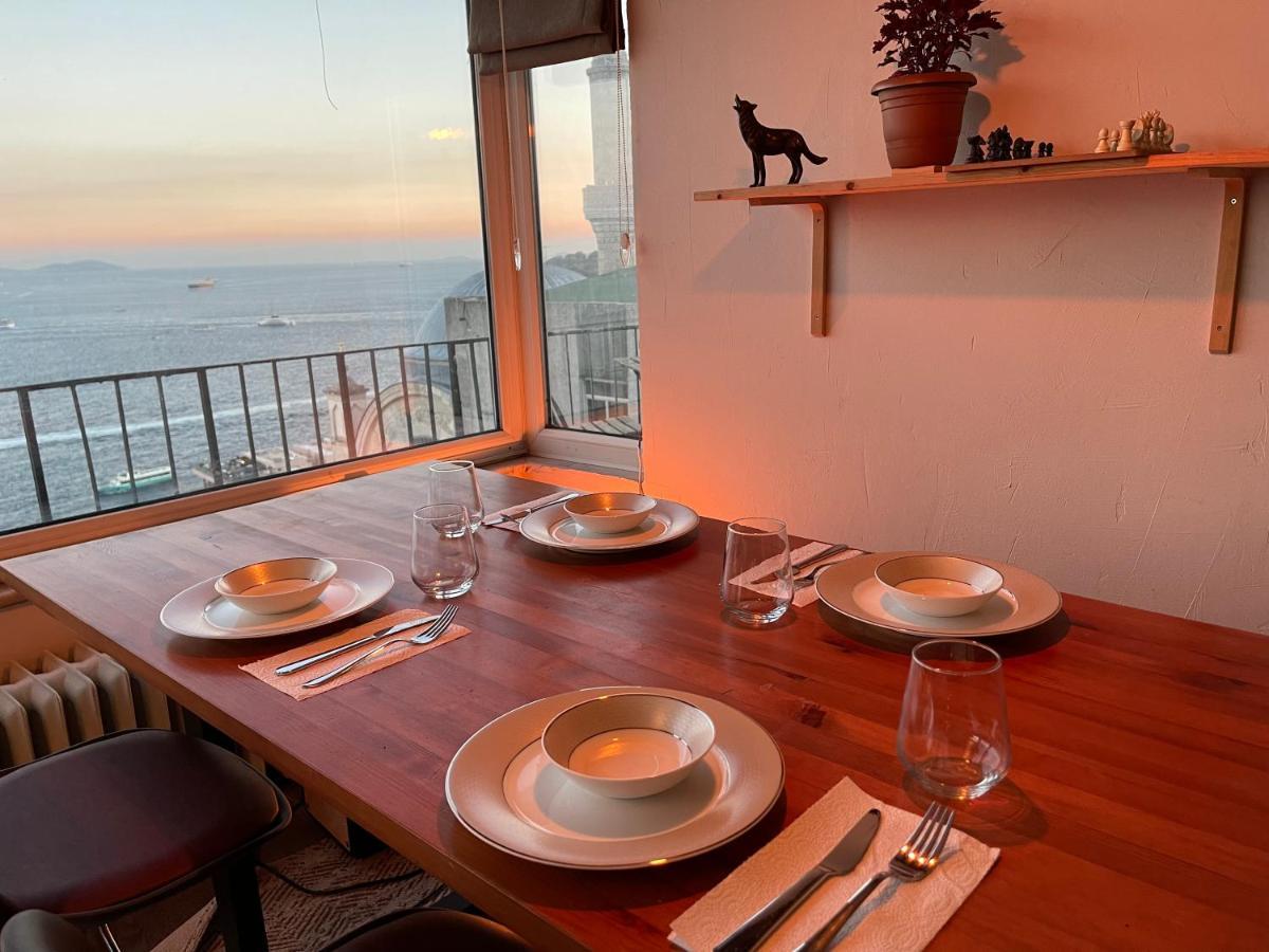 イスタンブールArt Loft , 270* Full Sea View In Cihangirアパートメント エクステリア 写真